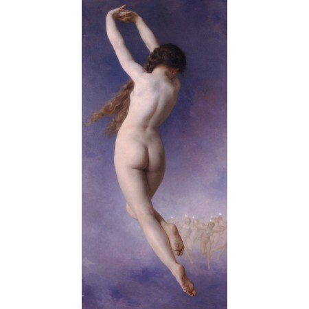 11x24in Poster William-Adolphe Bouguereau - Lost Pleiad 1884