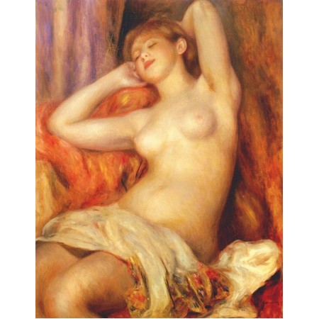 24x30in Poster La baigneuse endormie 1897 Auguste Renoir