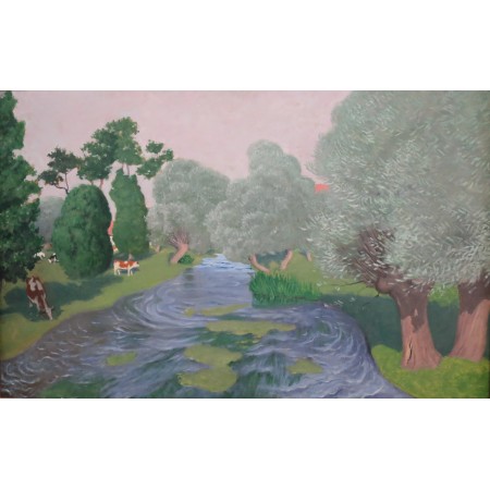 38x24in Poster Landscape. Arcques-la-Bataille' by Félix Vallotton, 1903