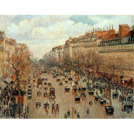 30x24in Poster Camille Pissarro - Boulevard Montmartre - Eremitage