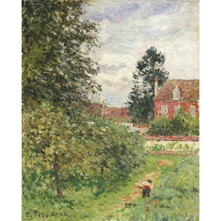 24x29in Poster Camille Pissarro - La Maison de l’Anglais, Eragny