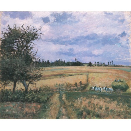 29x24in Poster Camille Pissarro - Paysage à Pontoise 1872