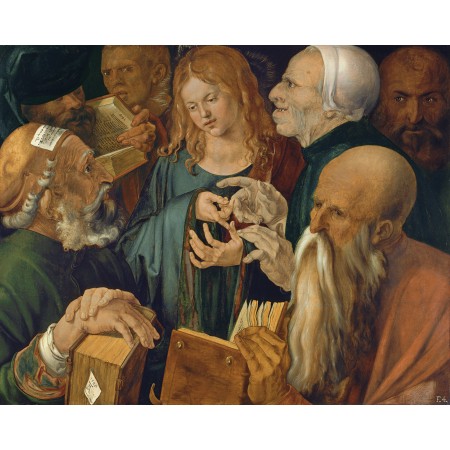 29x24in Poster Albrecht Dürer - Jesus among the Doctors - Google Art Project