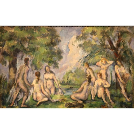 38x24in Poster Paul Cézanne - Les Baigneuses