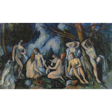 40x24in Poster Paul Cézanne - The Large Bathers (Les Grandes baigneuses)