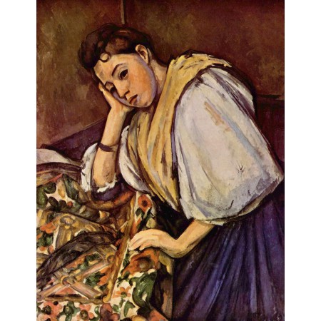 24x30in Poster Paul Cézanne - Young Italian girl