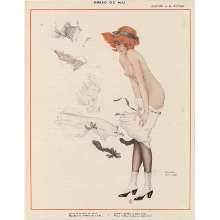 24x30in Poster Raphael Kirchner - La vie parisienne 1920