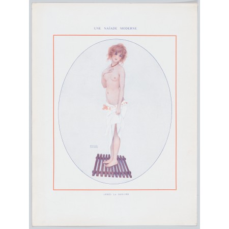 24x32in Poster Raphael Kirchner - Une Naiade Moderne