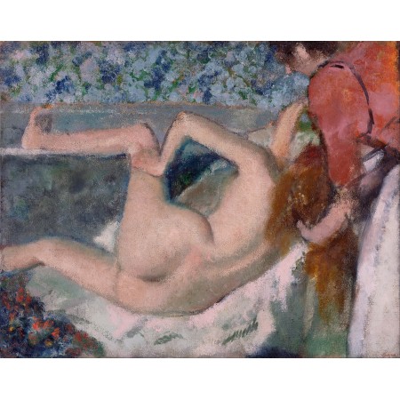 30x24in Poster Edgar Degas - After the Bath