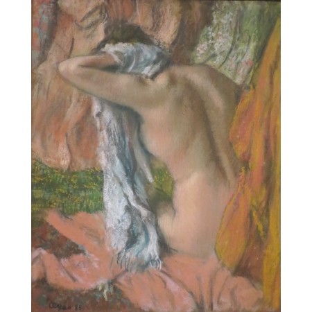 24x29in Poster Edgar Degas - After the Bath