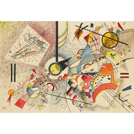 24x16in Poster Wassily Kandinsky - Ohne Titel