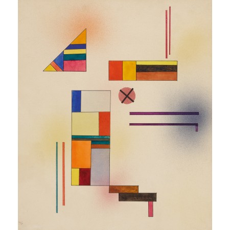 20x24in Poster Wassily Kandinsky - Hartweich (Hard Soft), No. 390