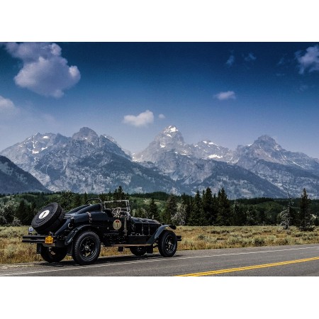 32x24in Poster American LaFrance in Grand Teton National Park