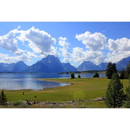 36x24in Poster A view at Grand Teton National Park