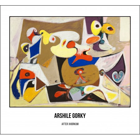 26x24in Poster Arshile Gorky - After Xhorkum