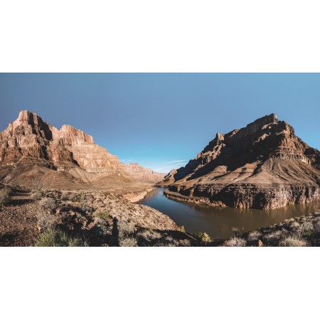44x24in Poster Panorama of Grand Canyon at Mohave, Arizona