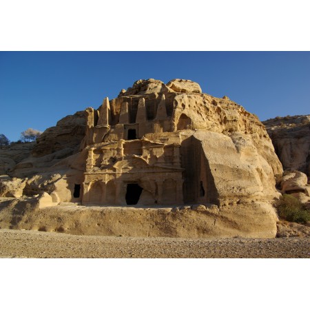 35x24in Poster Petra Jordan, obelisk tomb