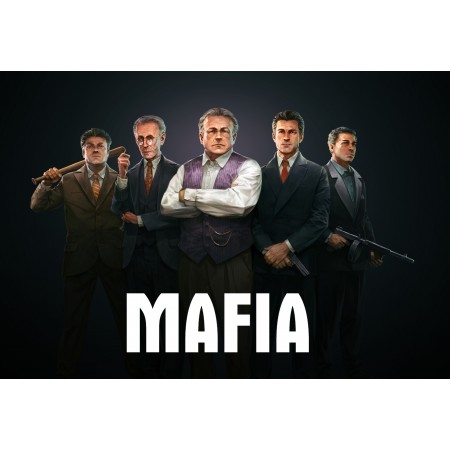 35x24in Poster Mafia - Salieri Crime Family