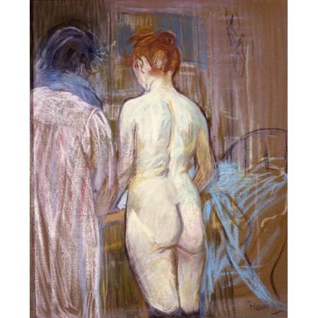 24x29in Poster Toulouse-Lautrec Femmes de Maison, Prostitutes 1893