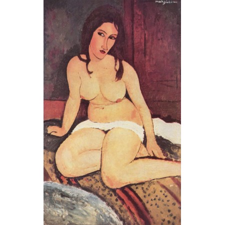 14x24in Poster Amedeo Modigliani - Nudo seduto