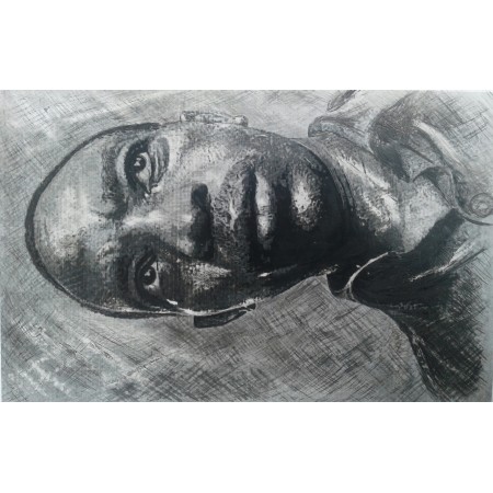 24x15in Poster Self Portrait By Olusola David Ayibiowu