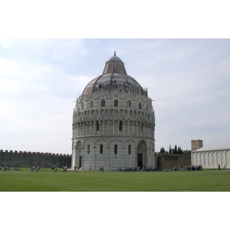 36x24in Poster Pisa Baptistry, Pisa, Italy