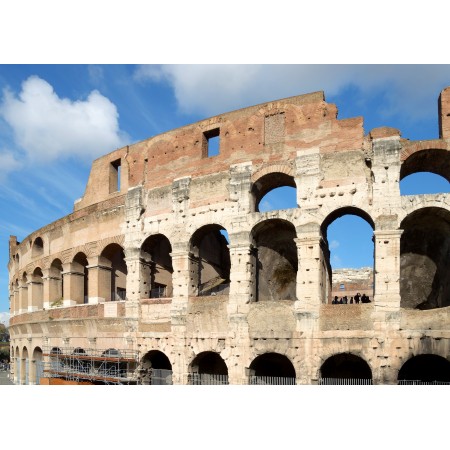 33x24in Poster Doors of Colosseum new and old