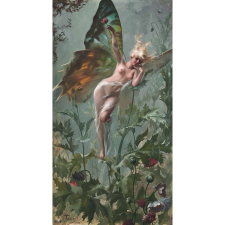 12x24in Poster Luis Ricardo Falero - Femme Papillon