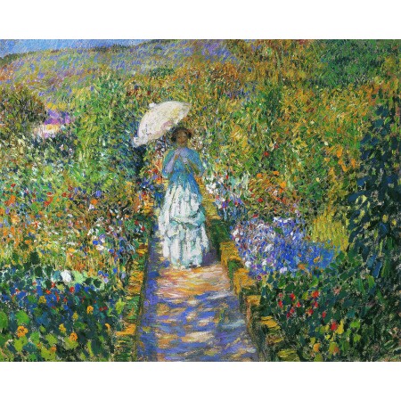 29x24in Poster Frederick Carl Frieseke - Garden Path