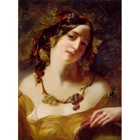 24x32in Poster William Etty A Bacchante