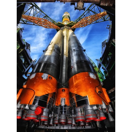 24x32in Poster Soyuz Rocket, Spacecraft, Suttle