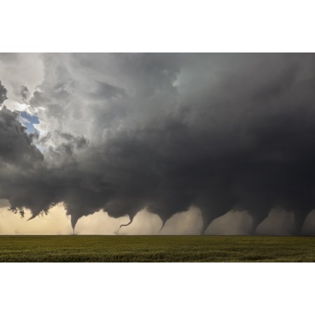 35x24in Poster Kansas Supercell Tornadoes