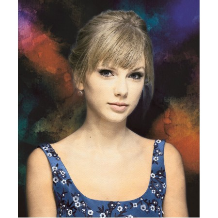 24x28in Poster Taylor Swift Watercolor Composition, Cover, Pop Singer