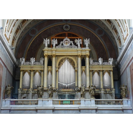 33x24in Poster The pipe organ of the Basilica in Esztergom, Hungary