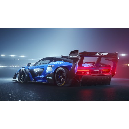 42x24in Poster McLaren Senna GTR 2019 Rear