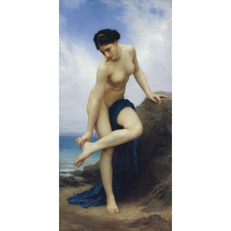 11x24in Poster William-Adolphe Bouguereau - After the Bath (1875)
