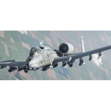 24x10in Poster A-10 Thunderbolt II departs after receiving fuel