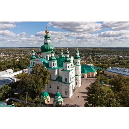 36x24in Poster Trinity Monastery in Chernihiv. View from the bell-tower.