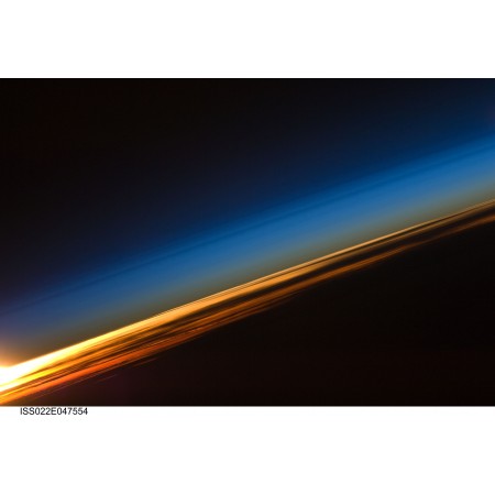 35x24in Poster View of Earth taken during ISS Expedition 22