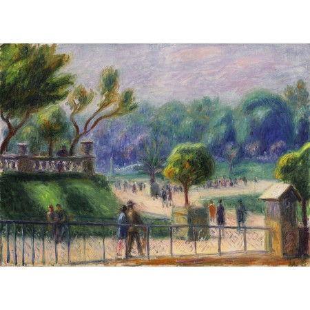 33x24in Poster William James Glackens - The Balustrade, Luxembourg Gardens