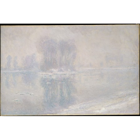 36x24in Poster Claude Monet Ice Floes