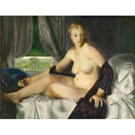31x24in Poster George Wesley - Bellows Nude with Fan