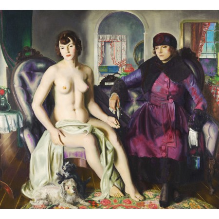 26x24in Poster George Bellows - Two Women 1924