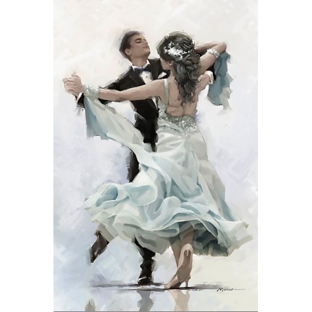 15x24in Poster Richard Macneil Dancers
