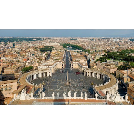 42x24in Poster St Peter's Square Vatican City