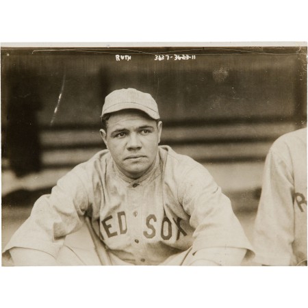 32x24in Poster Babe Ruth by Bain, 1919