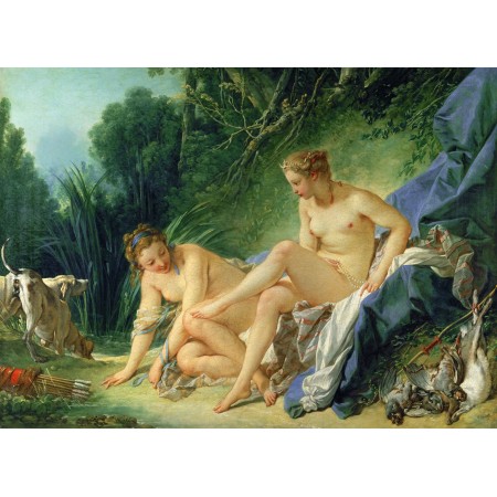 32x24in Poster François Boucher - Diana Resting after her Bath 1742