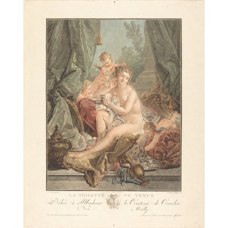 24x30in Poster François Boucher - La toilette de Venus 1783