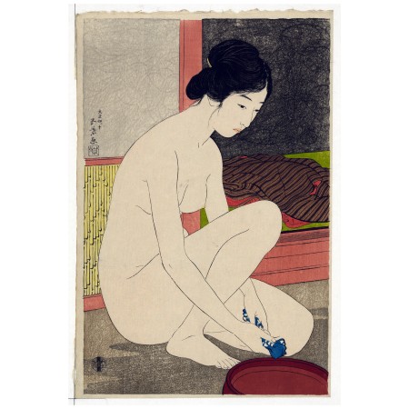 24x36in Poster Goyō Hashiguchi Yokugo no onna 1915