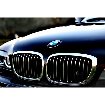 Bmw Automotive Car Close-Up Grill Hood 36"x24" Photographic Print Poster Vehicle 